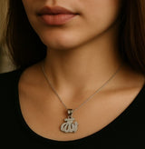 Sterling Silver Allah Pendant