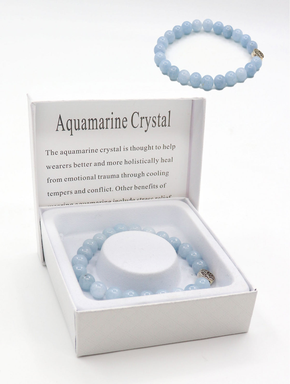 Aquamarine Crystal Bracelet
