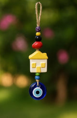 Evil Eye Ceramic Wall Hanging| Yellow House Design
