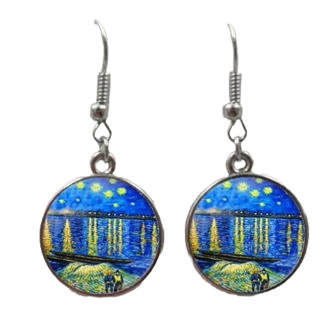 Van Gogh inspired Earrings