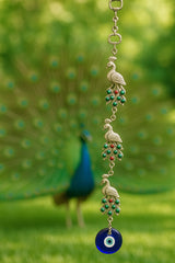 Evil Eye Wall Decor| Peacock Charm