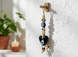 Heart Evil Eye Wall Decor| Turkish Glass Heart