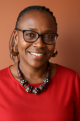 Handmade Ebony Wood & Bone Necklace with Kofi Discs – One of a Kind