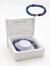 Lapis Lazuli Stone Bracelet | Natural Charm Jewelry
