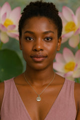 925 Sterling Silver Lotus Flower Pendant