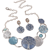 necklace and earrings set