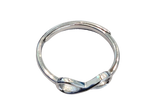 Sterling Silver Adjustable Ring with infinity design