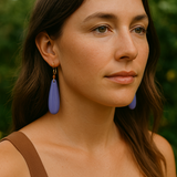 Fair trade Tagua earrings