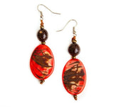 Fair trade Tagua earrings