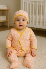 Colorful 8-piece cotton baby clothing set for newborns – made in Turkey