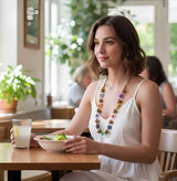Frida Tagua Necklace| Handmade & Eco-Friendly