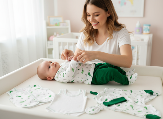 Newborn 8-Piece Clothing Set – 100% Cotton