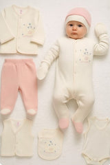 8-Piece Baby Clothing Set Swan design– 100% Cotton