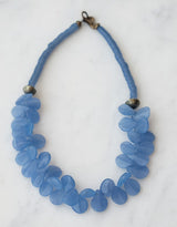 African Handmade Necklace – Swarovski Beads & Recycled Glass