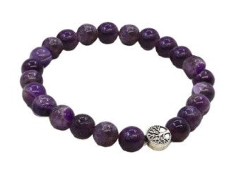 Amethyst Stone Bracelet | Natural Charm Jewelry