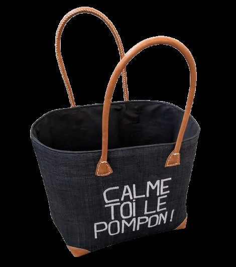 Handmade Jean Fair Trade Basket – Eco Tote from Madagascar


