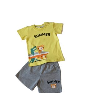 boy top and short set