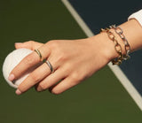 Mia Stainless Steel Bracelet with Cubic Zirconia Sparkle