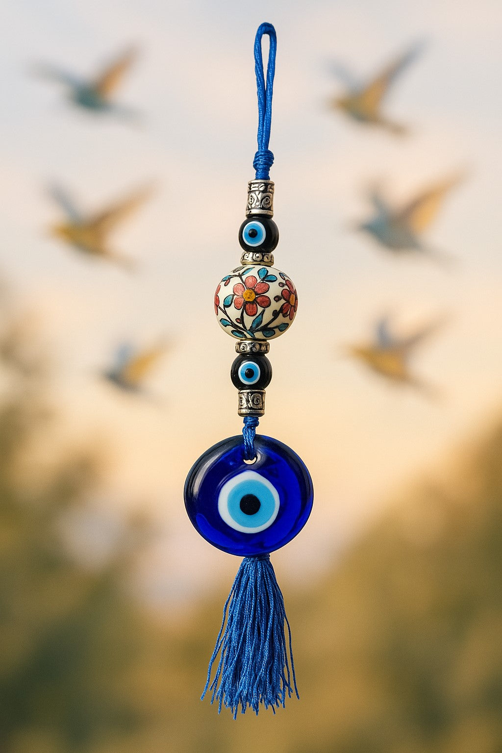Evil Eye Ceramic Wall Hanging| Handmade in Turkey