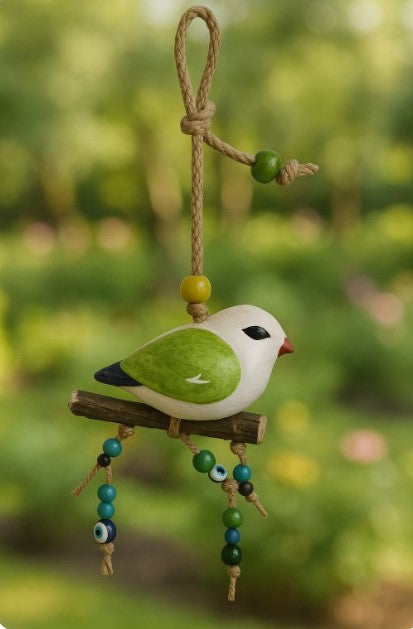 Evil Eye Bird Ceramic Wall Hanging| Handmade in Turkey
