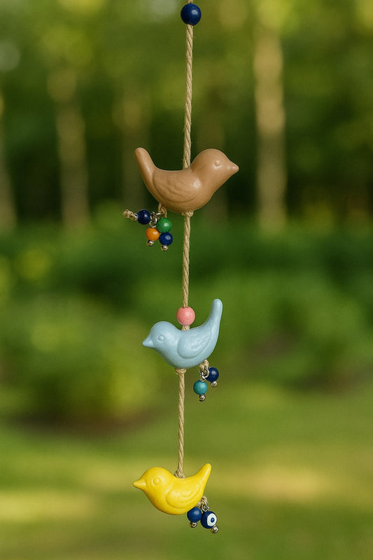 Evil Eye Ceramic Wall Decor| Birds