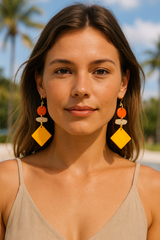 Marena Tagua Earrings| Fair Trade Handmade Jewelry