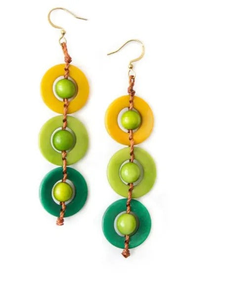 Fair trade Tagua earrings