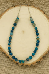 One-of-a-Kind Natural Stone Necklace – Handmade in Québec, Canada
