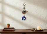 Elephant Evil Eye Wall Hanging| Glass & Metal Elephant