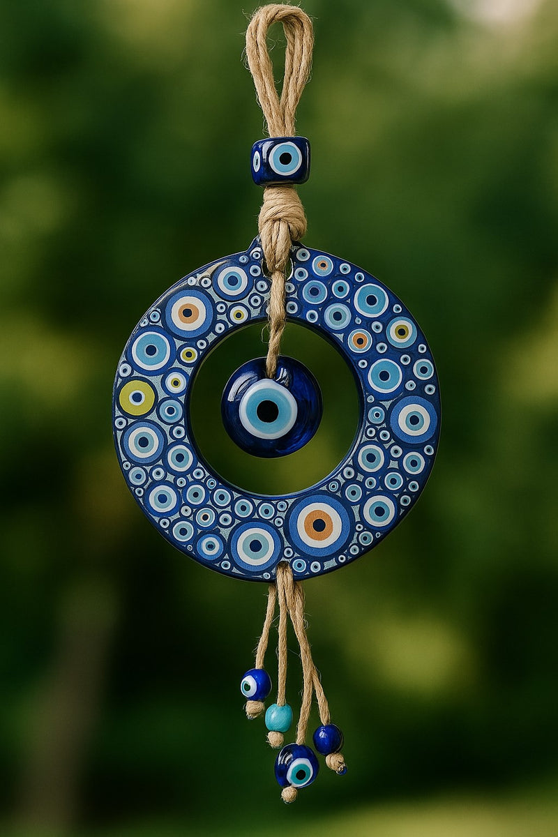 Circle Evil Eye Wall Decor| Turkish Charm