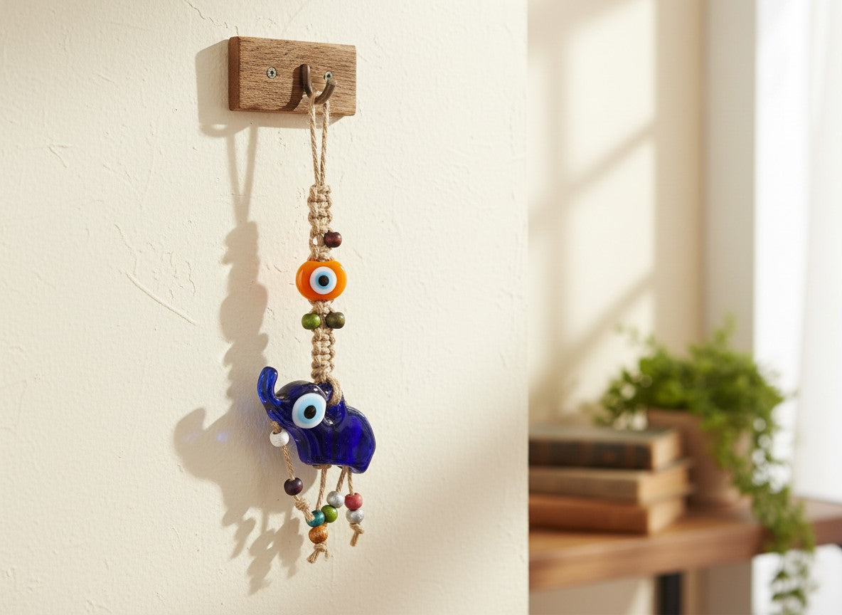 Evil Eye Wall Decor| Elephant Charm