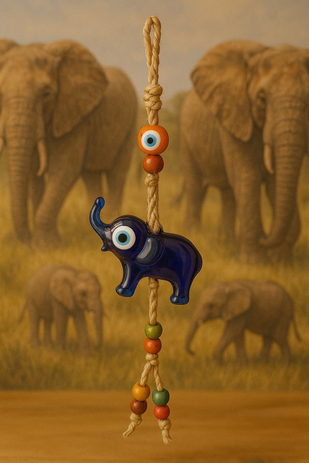 Evil Eye Wall Decor| Elephant Charm
