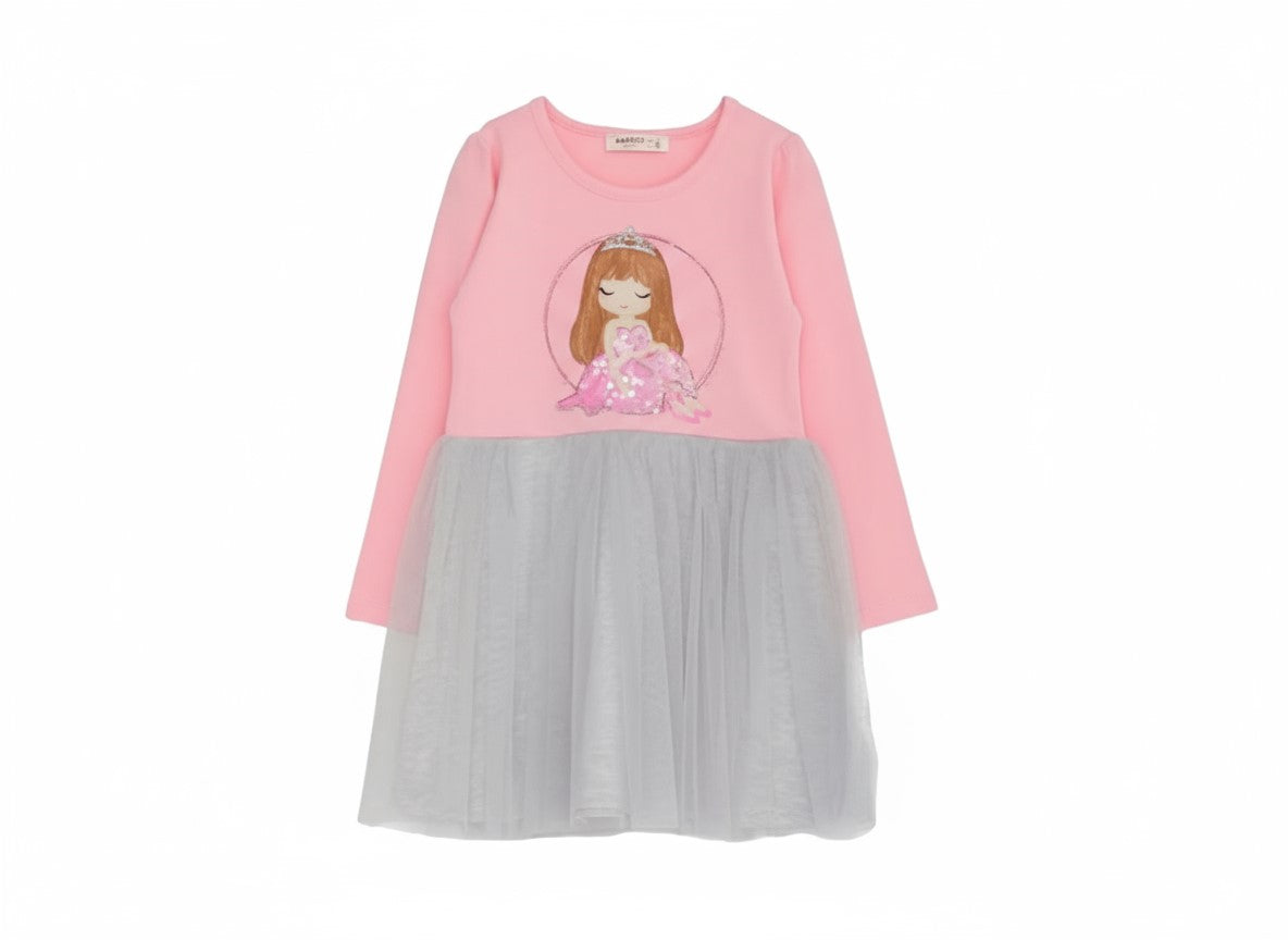 Girls Sparkle Cotton Dress