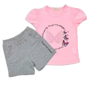 Girls top and shorts set