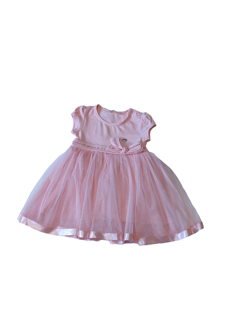 Elegant girls cotton dress – soft stretchy fabric, perfect for Easter or special occasions

