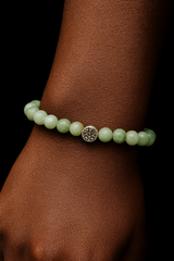 Green Jade Stone Bracelet | Prosperity Charm Jewelry