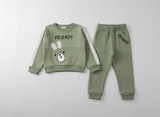 Toddler Boys Top & Pants Set Stretch Cotton Playwear