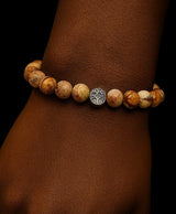 Landscape Jasper Stone Bracelet | Natural Charm Bracelet