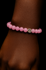 Lavender Jade Stone Bracelet | Natural Charm Jewelry