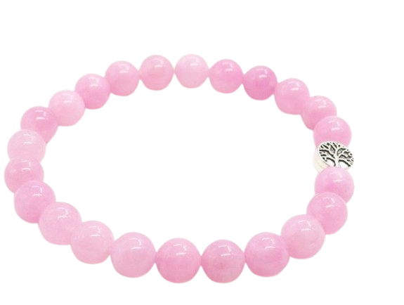 Lavender Jade Stone Bracelet | Natural Charm Jewelry