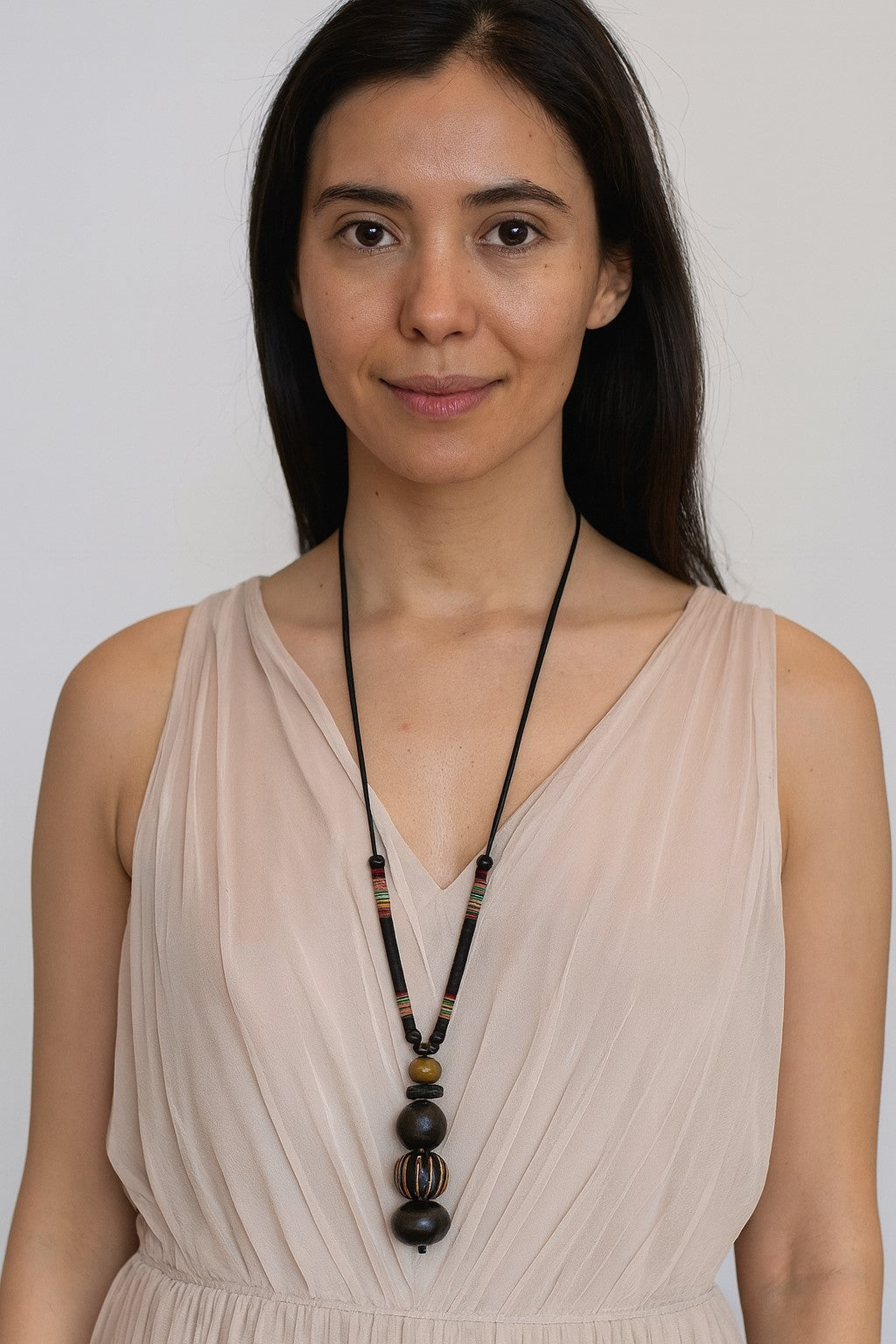 Handmade African Kofi Beads Necklace 