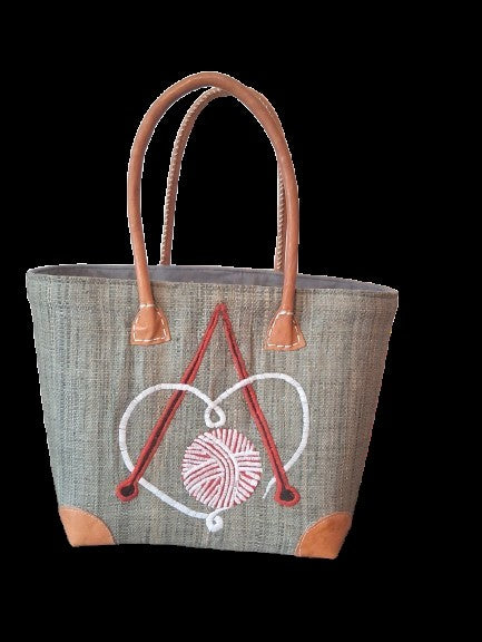 Medium Fair Trade Madagascar Basket – Knitting Yarn & Needles Design