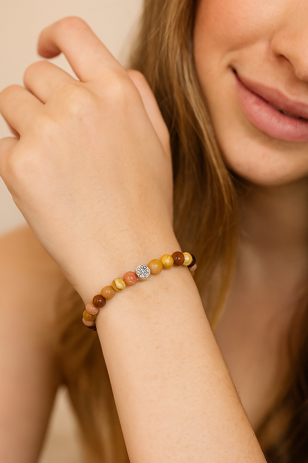 Mokaite Jasper Stone Bracelet