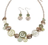 necklace and earrings set
