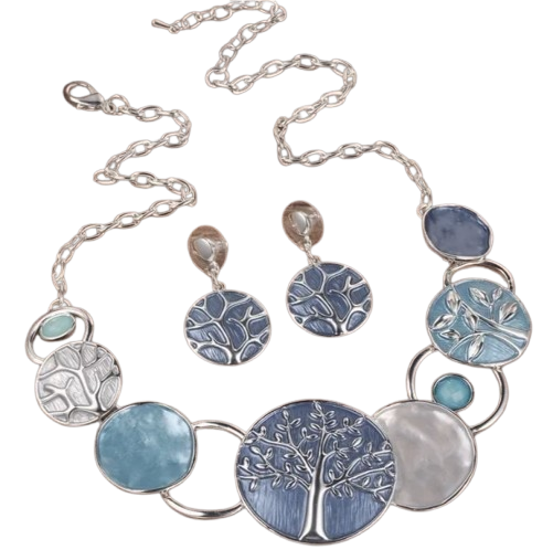 necklace and earrings set