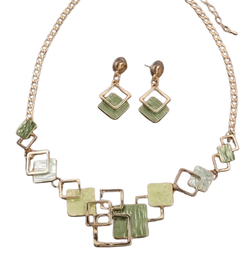 necklace and earrings set