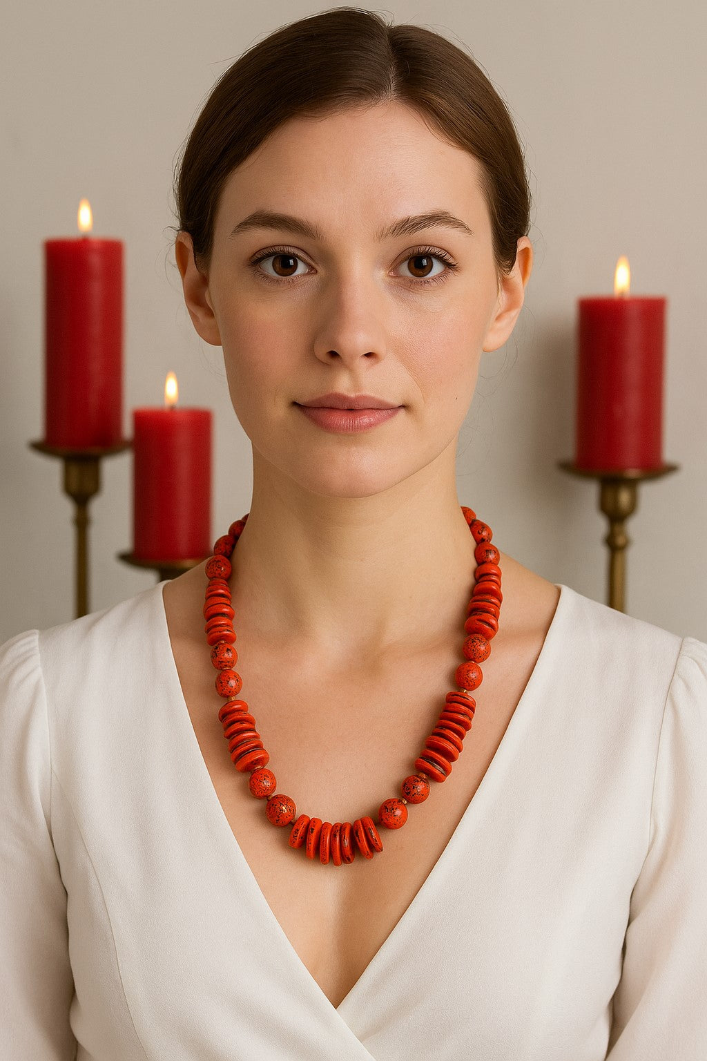 Fair trade Tagua necklace