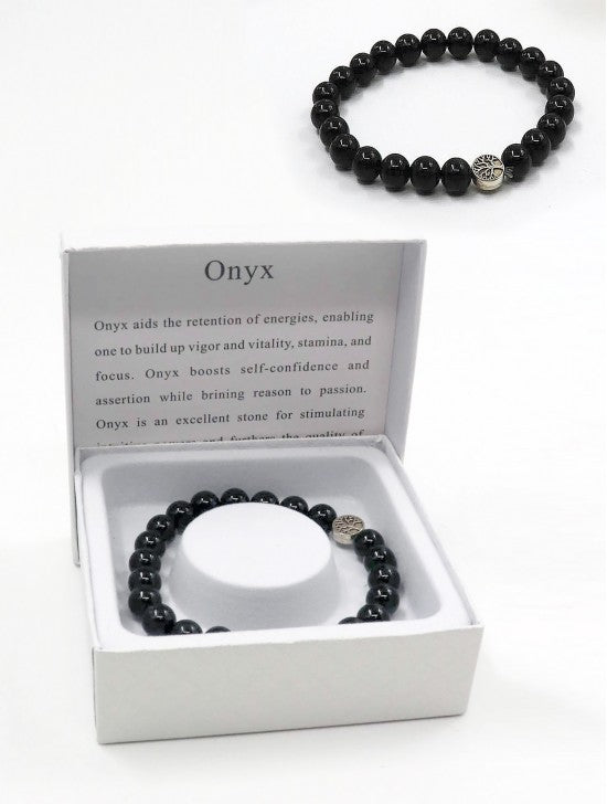 Onyx Stone Bracelet | Natural Handmade Jewelry