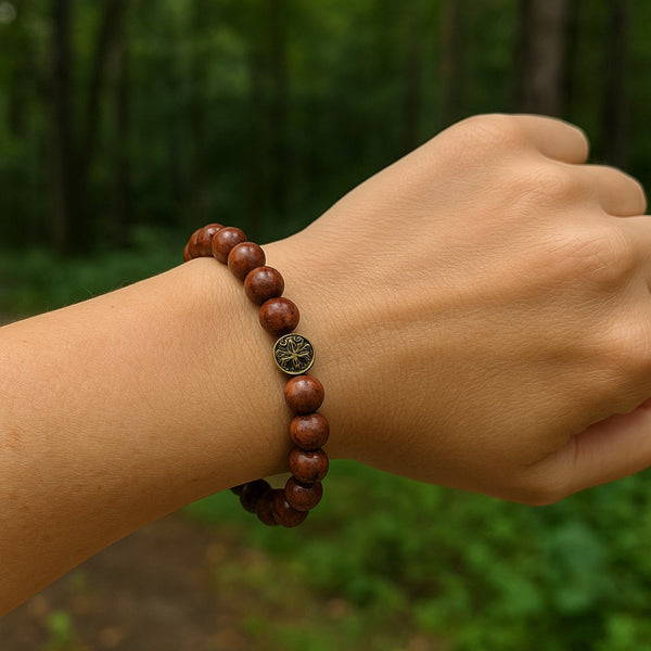 Red Sesame Jasper Bracelet | Energy Boosting Gemstone Jewelry