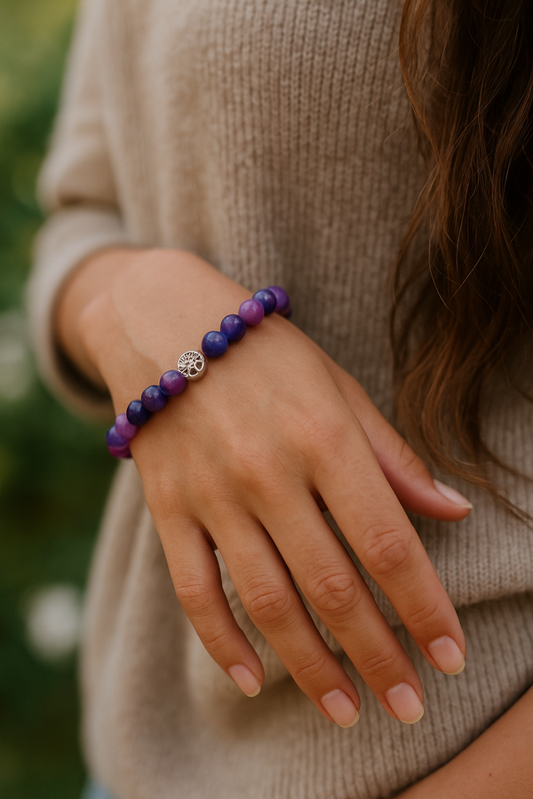 Sugilite Bracelet | Natural Stone Jewelry Gift
